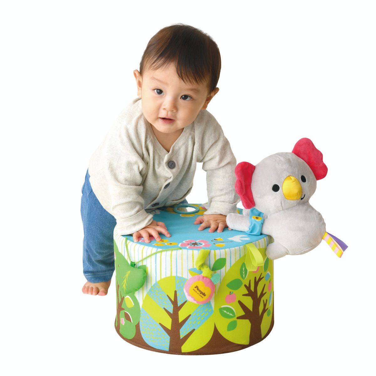 日本 People - 全身運動圓柱遊戲椅(附無尾熊玩偶)