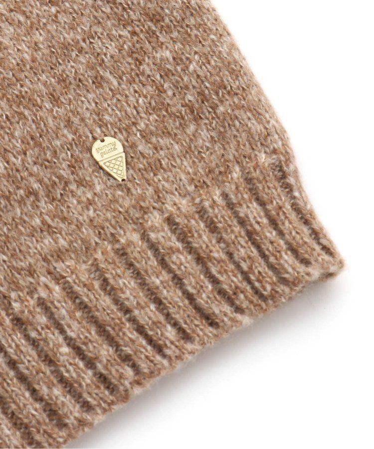 日本 apres les cours - 甜蜜冰淇淋色系針織上衣-象牙