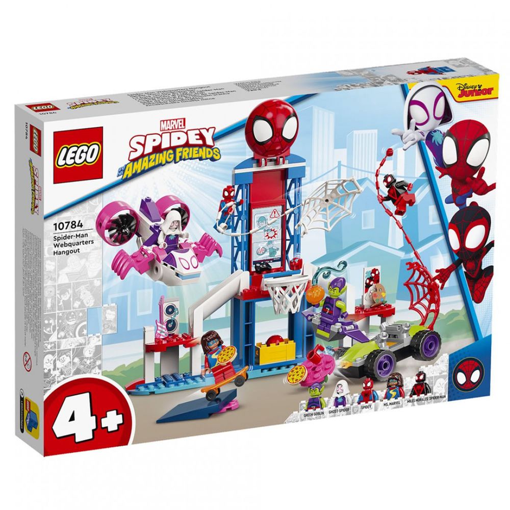 樂高積木LEGO《 LT10784》Junior 初學級系列 - Spider-Man Webquarters Hangout-155pcs