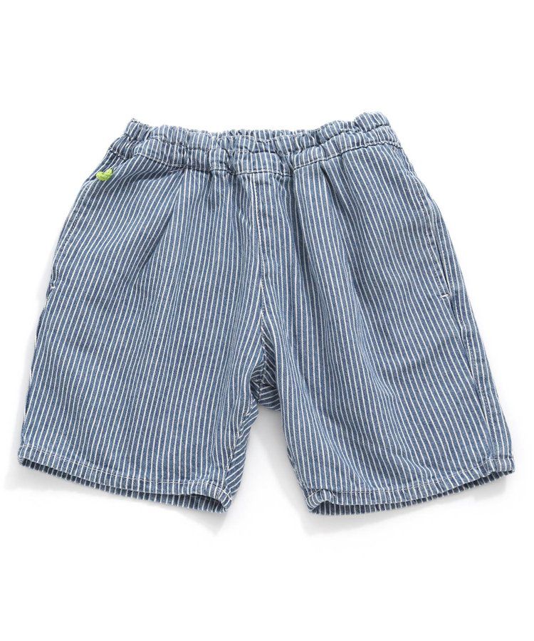 日本 BREEZE - 100%棉定番印花短褲-變形蟲-綠