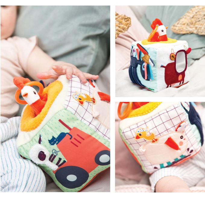 比利時 Lilliputiens - 感統方塊-農場的一天