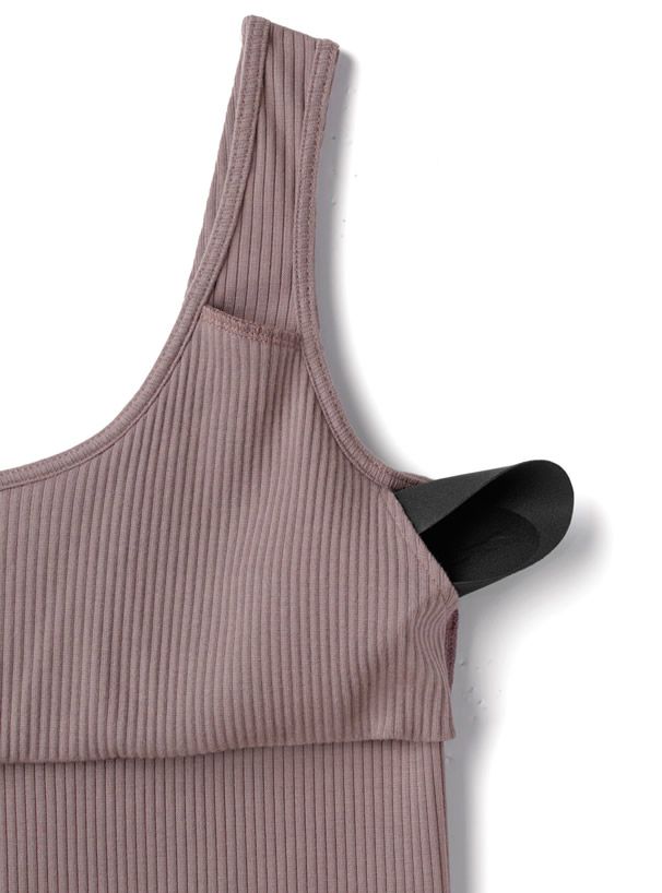 日本 GRL - 美背後深V交叉綁帶無袖背心(附罩杯)-時尚黑