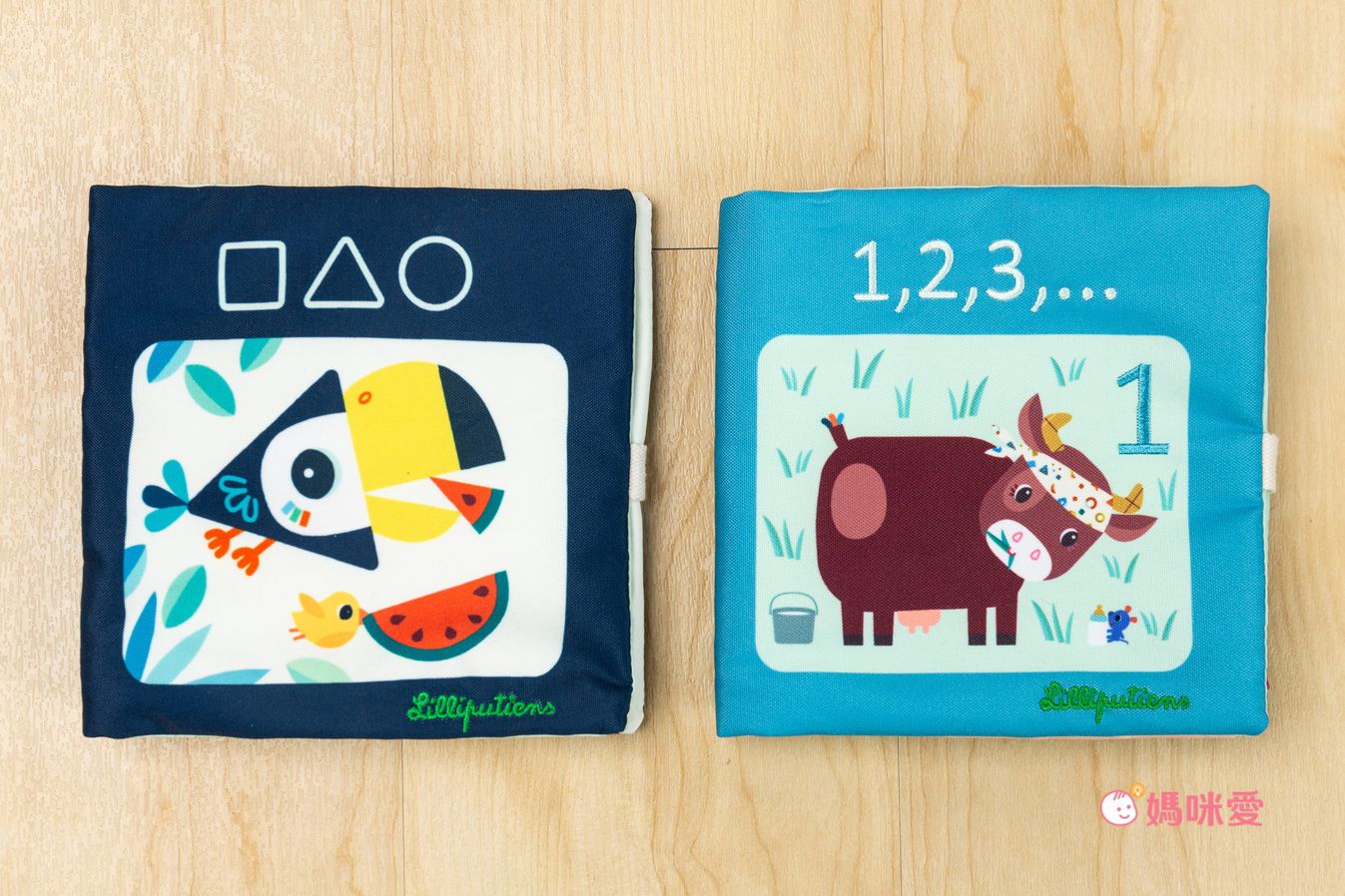 刺激五感【 比利時 Lilliputiens 】新生兒玩具｜寶寶布書