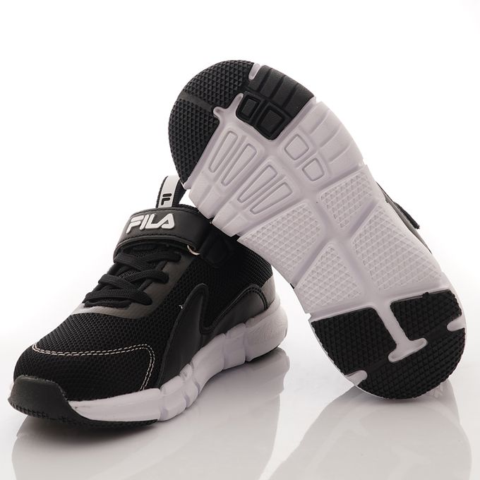 FILA - 輕量慢跑運動鞋(中大童段)-運動鞋-黑