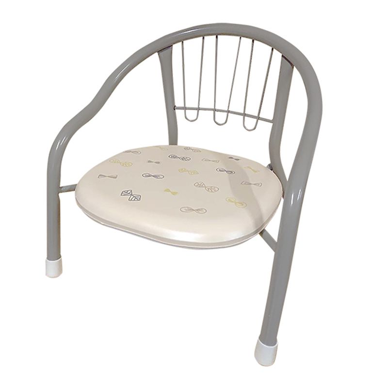 akachan honpo - 靜音豆子椅-蝴蝶結-灰色