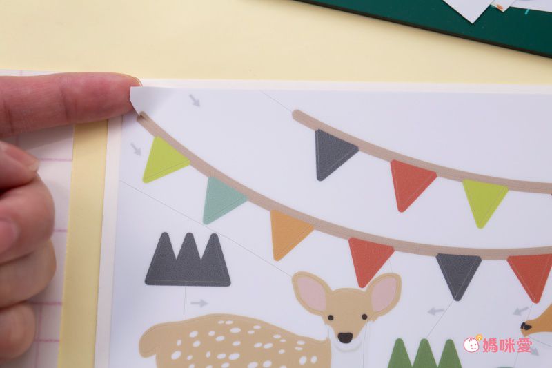 日本 TOKYO STICKER - 日本製 質感無邊框壁貼 [精緻轉印款]-森林運動會 (A4)