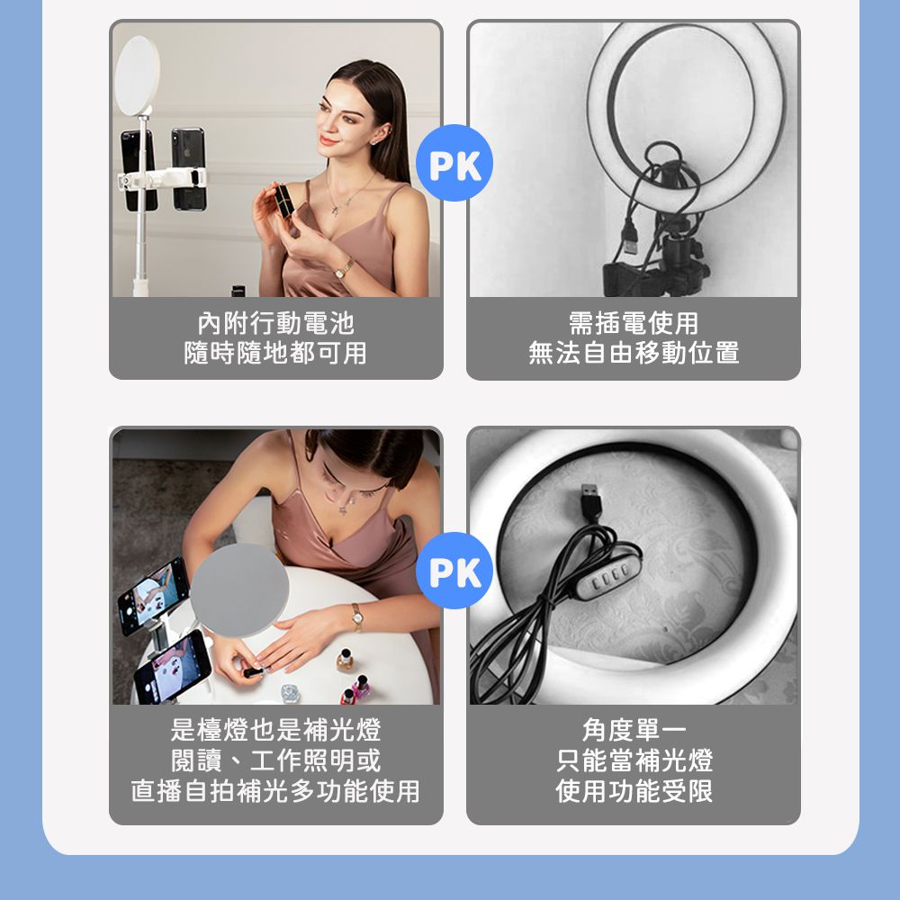 igrass - 多功能折疊收納燈-白