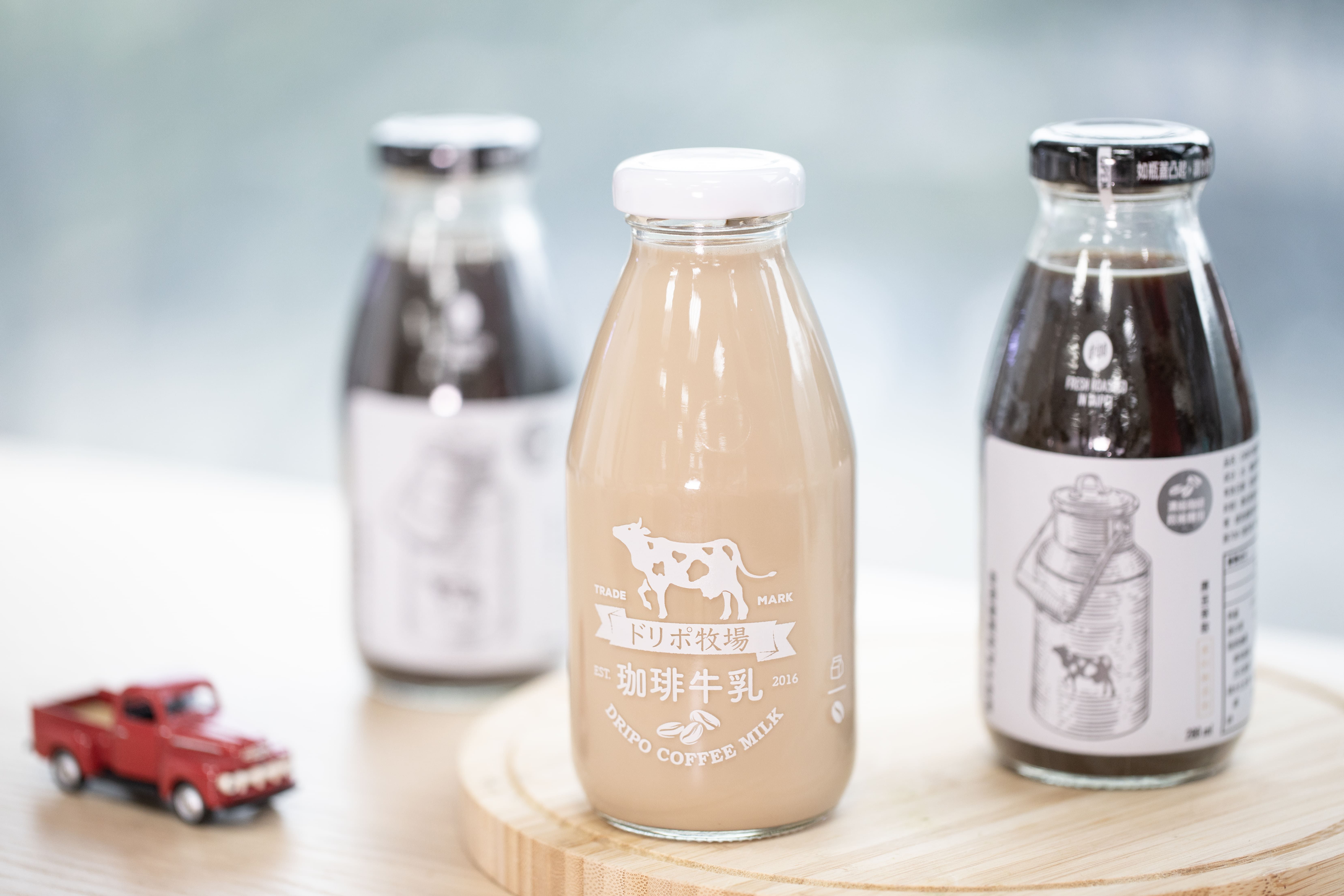 Dripoドリポ - Dripoドリポ-復古咖啡牛奶玻璃瓶-300ml