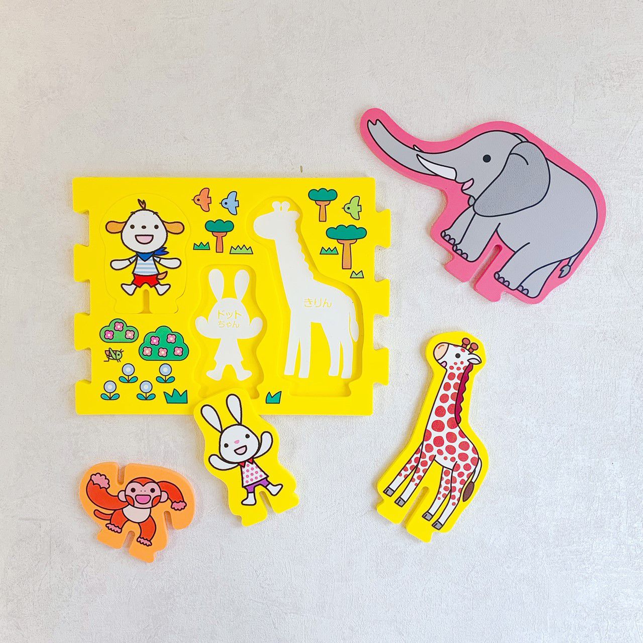 日本miki House - Pokapoka 動物軟拼圖