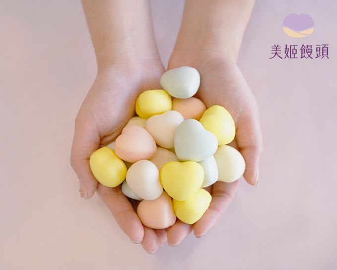 美姬饅頭 - 愛心造型一口小饅頭 (一袋)-180g