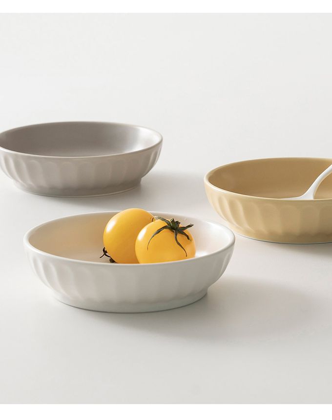 韓國 SSUEIM - Mild Matte系列溫柔時光陶瓷碗盤餐具9件組