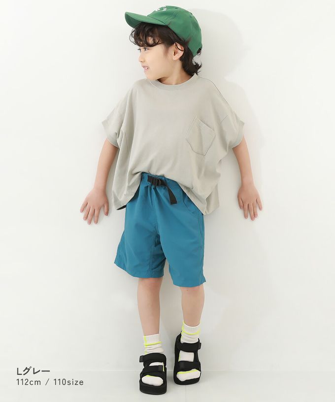 日本 devirock - 100%純棉落肩短袖上衣-條紋-深藍x白