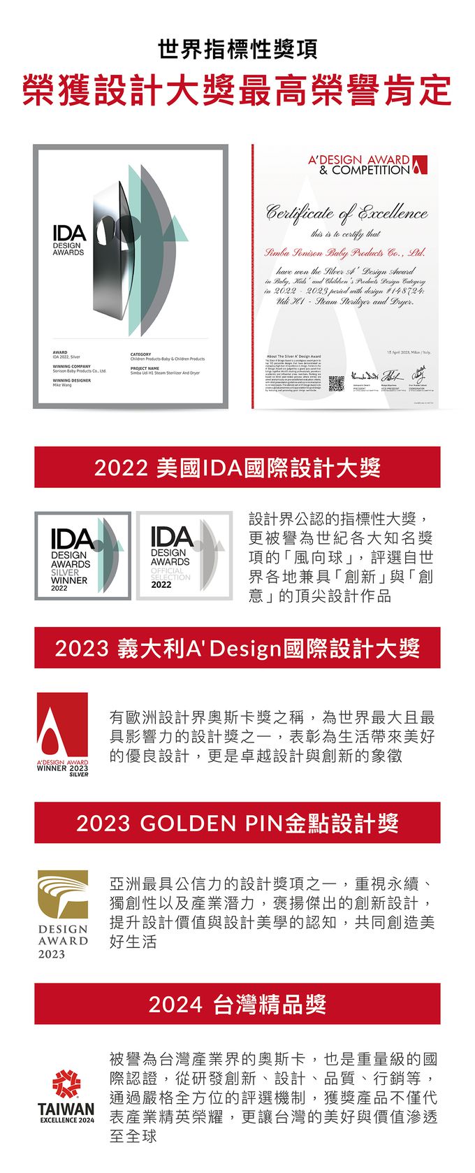 Simba 小獅王辛巴 - UDI H1智能高效蒸氣烘乾消毒鍋-栗粉