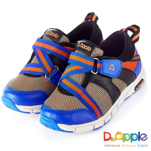 Dr. Apple - 機能童鞋-個性輕量透氣休閒童鞋-藍