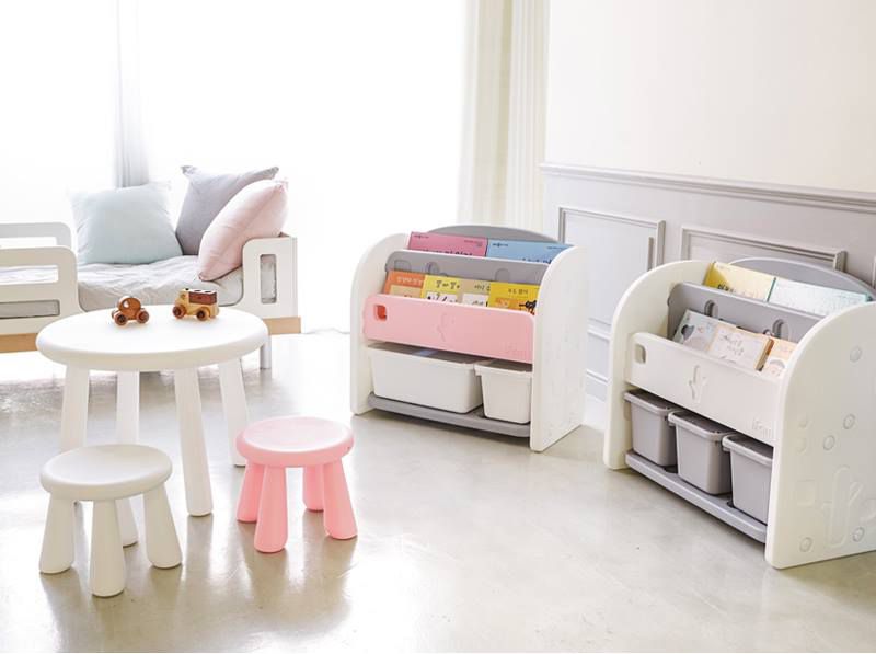 【韓國 ifam】夢幻兒童收納家具 書架收納組、多功能收納櫃