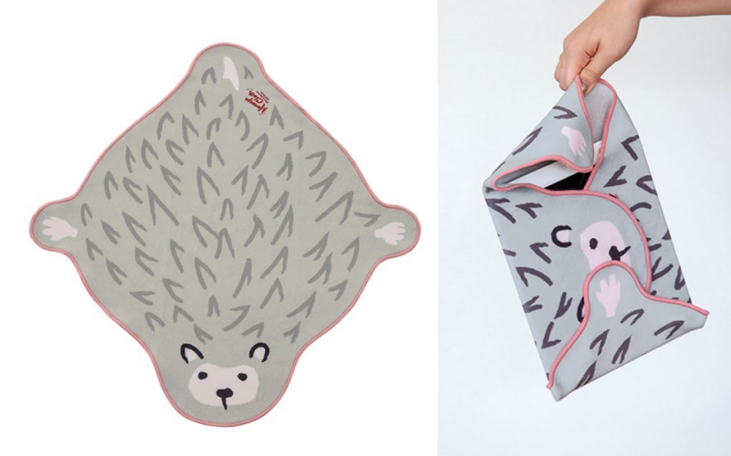 日本 BISQUE - 不會掉萬用魔術包巾-三花貓 (48×48cm)