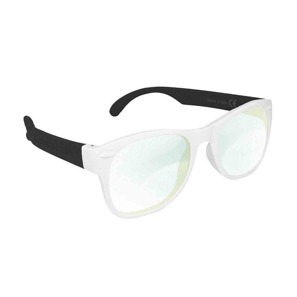 美國 Roshambo - Roshambo繽紛視界 抗藍光眼鏡-兒童款-黑白雙色-藍光片 (5-12Y)