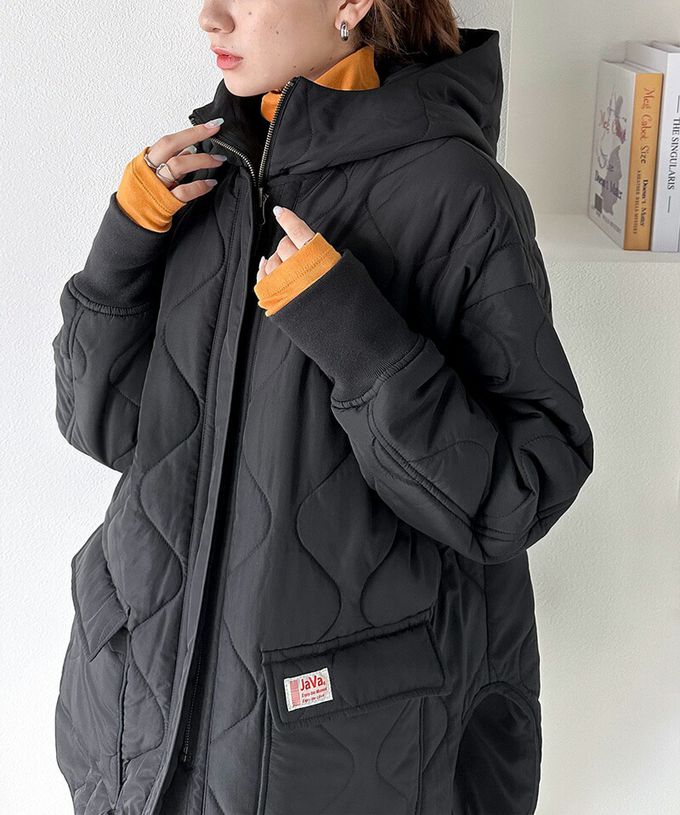 日本 Classical Elf - 超強8way 聯名雙面絎縫寬版外套(帽可拆)-象牙