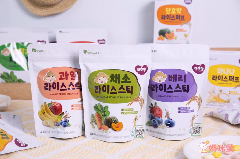 韓爸田園日記 - 手指米棒-水果口味(6個月以上)-1包/20公克