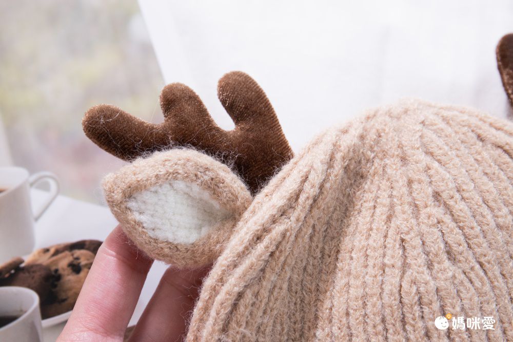 聖誕節毛帽-聖誕小鹿 (帽圍48-52CM/建議年齡2歲-8歲)