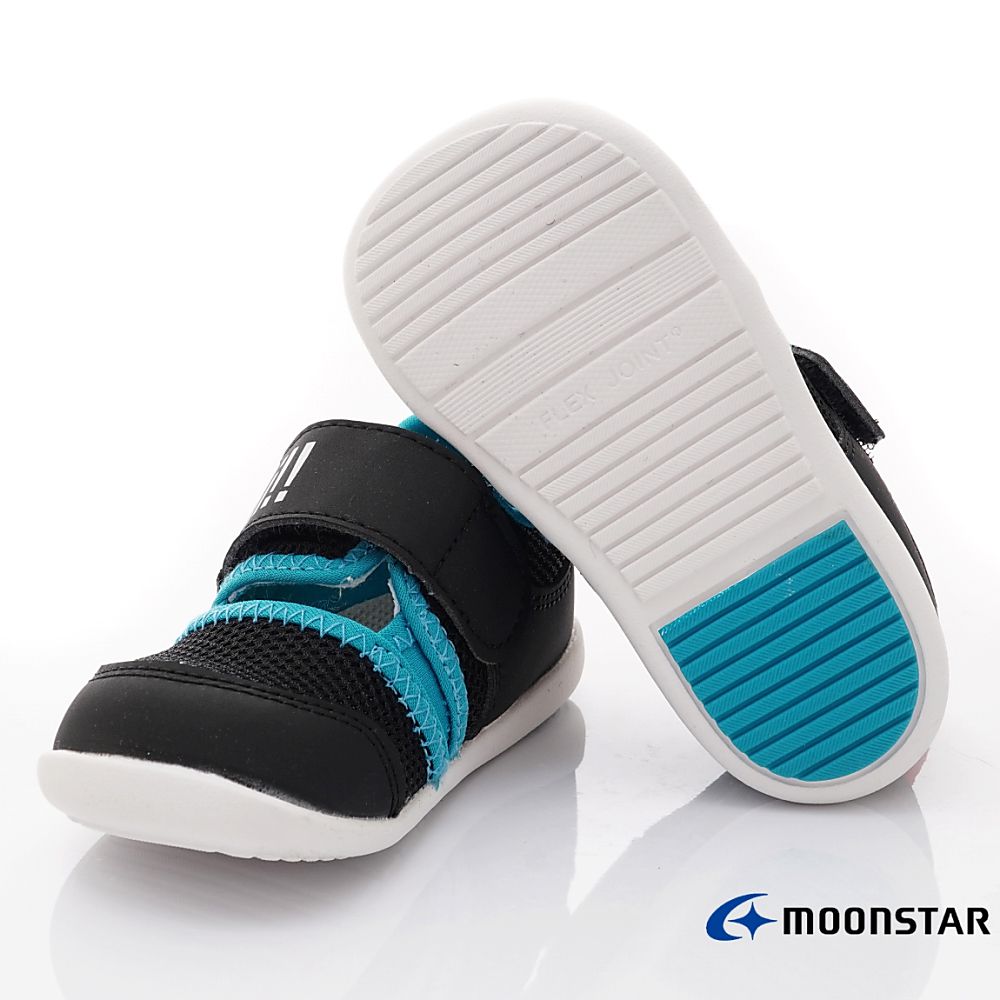 MOONSTAR日本月星 - HI系列寶寶學步鞋(寶寶段)-黑