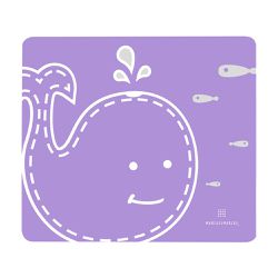 MARCUS＆MARCUS - 動物樂園矽膠餐墊-鯨魚