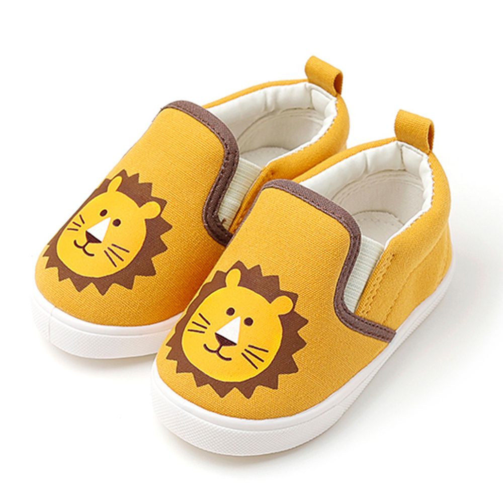 韓國 OZKIZ - 可愛動物兒童休閒鞋/室內鞋-獅子