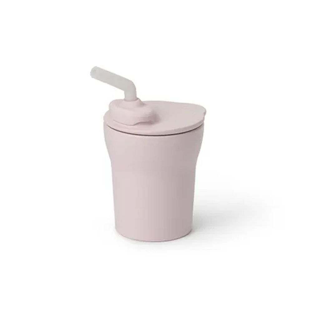 美國 Miniware - 天然聚乳酸愛喝水水杯組 - 柔粉棉花