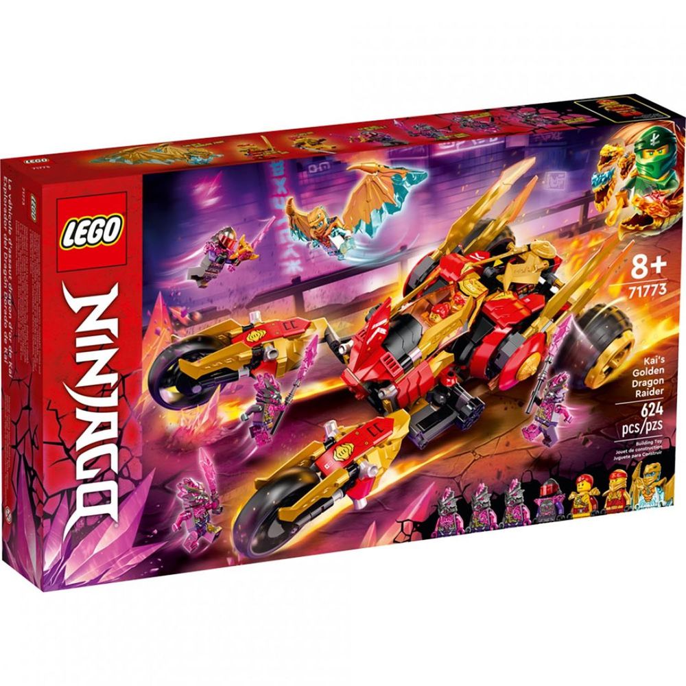 樂高積木 LEGO《 LT71773 》NINJAGO 旋風忍者系列 - 赤地的黃金龍戰車-624pcs