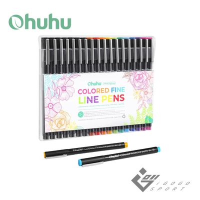 Ohuhu - Hana Highway 11色代針筆組18入(含7支黑色)