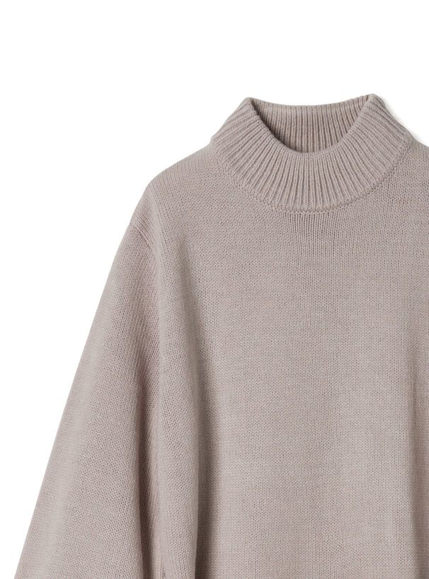 日本 GRL - 針織蝴蝶結綁帶荷葉擺洋裝-象牙白