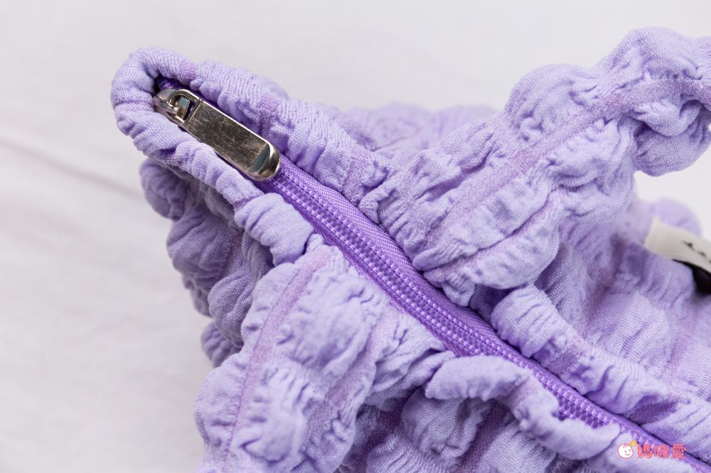 奶油泡泡雲朵手提包/托特包-紫色 ((19+12)x17x10cm)