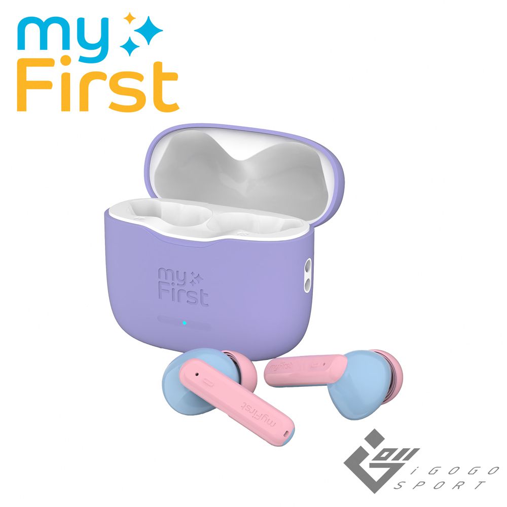 myFirst - CareBuds 真無線藍牙兒童耳機-棉花糖-全球首款真無線藍牙兒童耳機