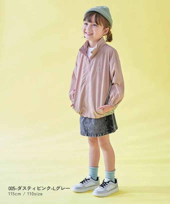 日本 devirock - 防風防潑水 清爽尼龍連帽外套-深卡其x黑