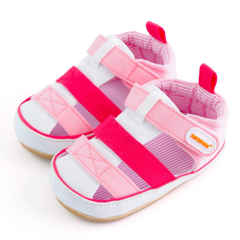 nikokids - 軟Q底學步鞋-粉色(SG564)