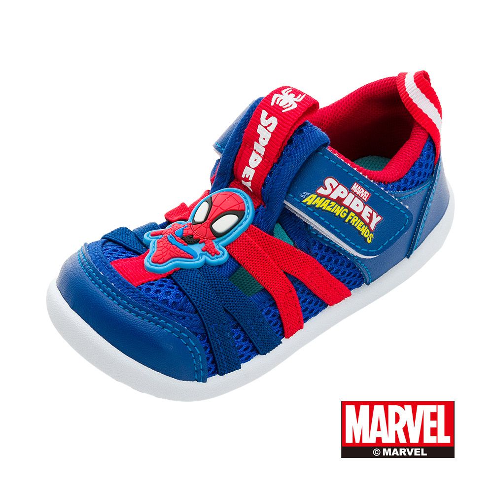 漫威MARVEL - 蜘蛛人 SPIDEY 童鞋 休閒涼鞋 MNKT35666-抗菌輕量防水-藍-(小童段)