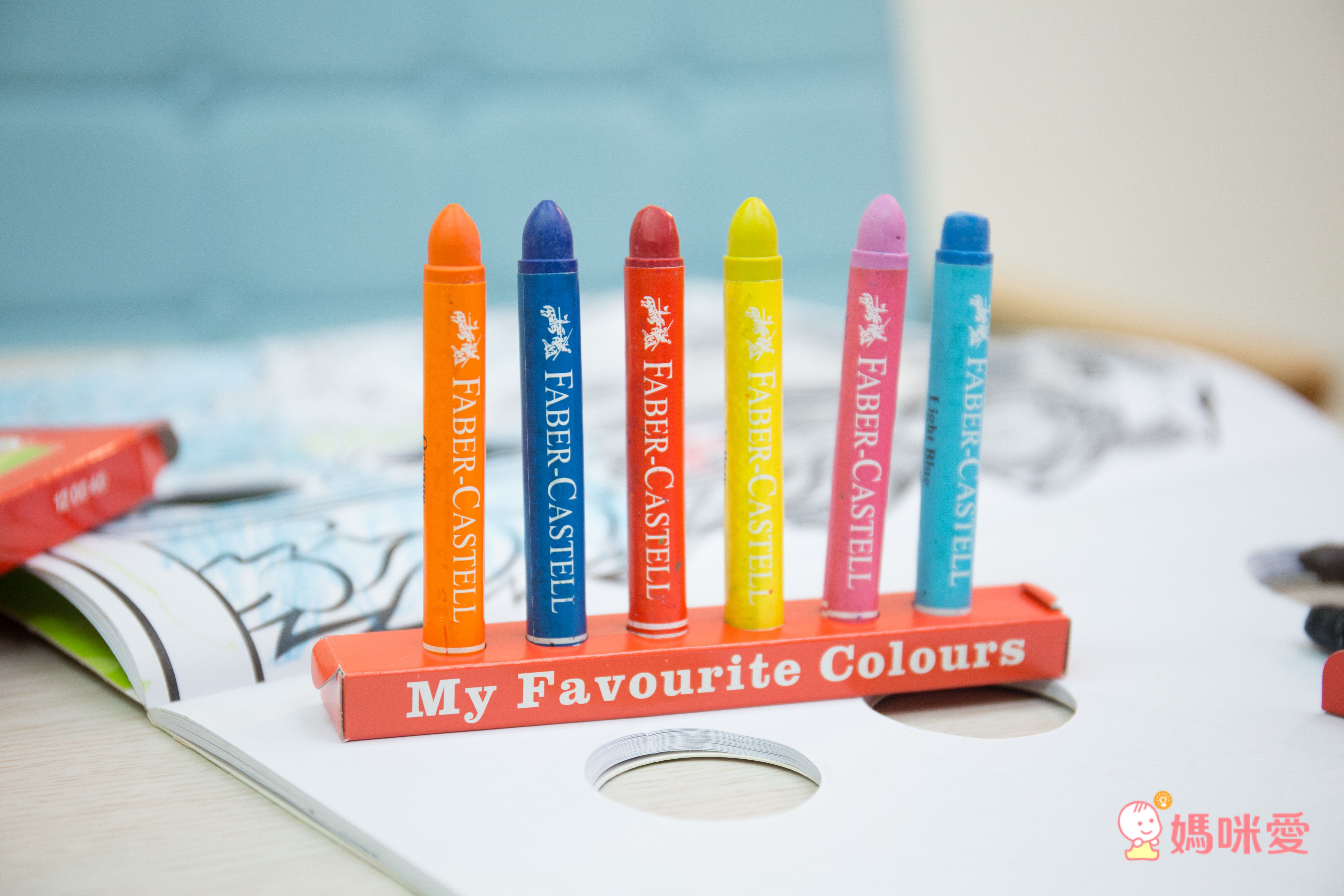 輝柏 FABER-CASTELL - 大象粗芯蠟筆-12色