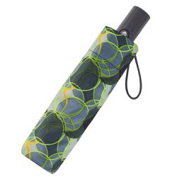 Rainstory - 抗UV個人加大自動傘-綠漾幾何-360g