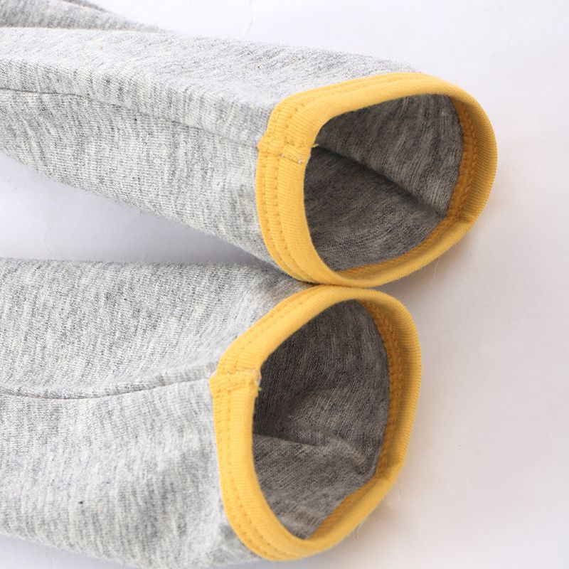 MAMDADKIDS - 萊卡棉長袖家居服套裝-非洲動物-灰色