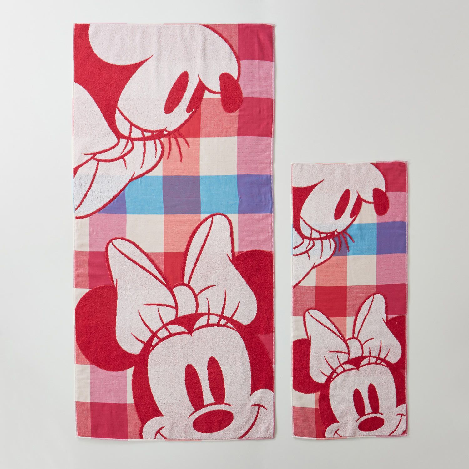 日本千趣會 - 迪士尼 抗菌加工防臭長毛巾-米妮 (34x80cm)