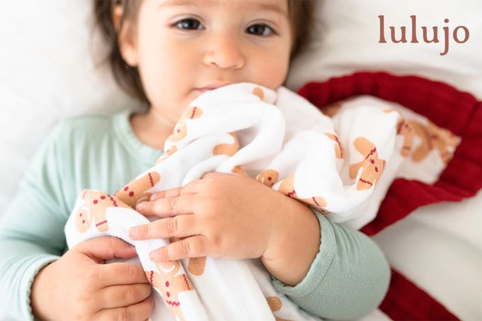 加拿大 lulujo - 雙面透氣萬用四季毯-耶誕快樂