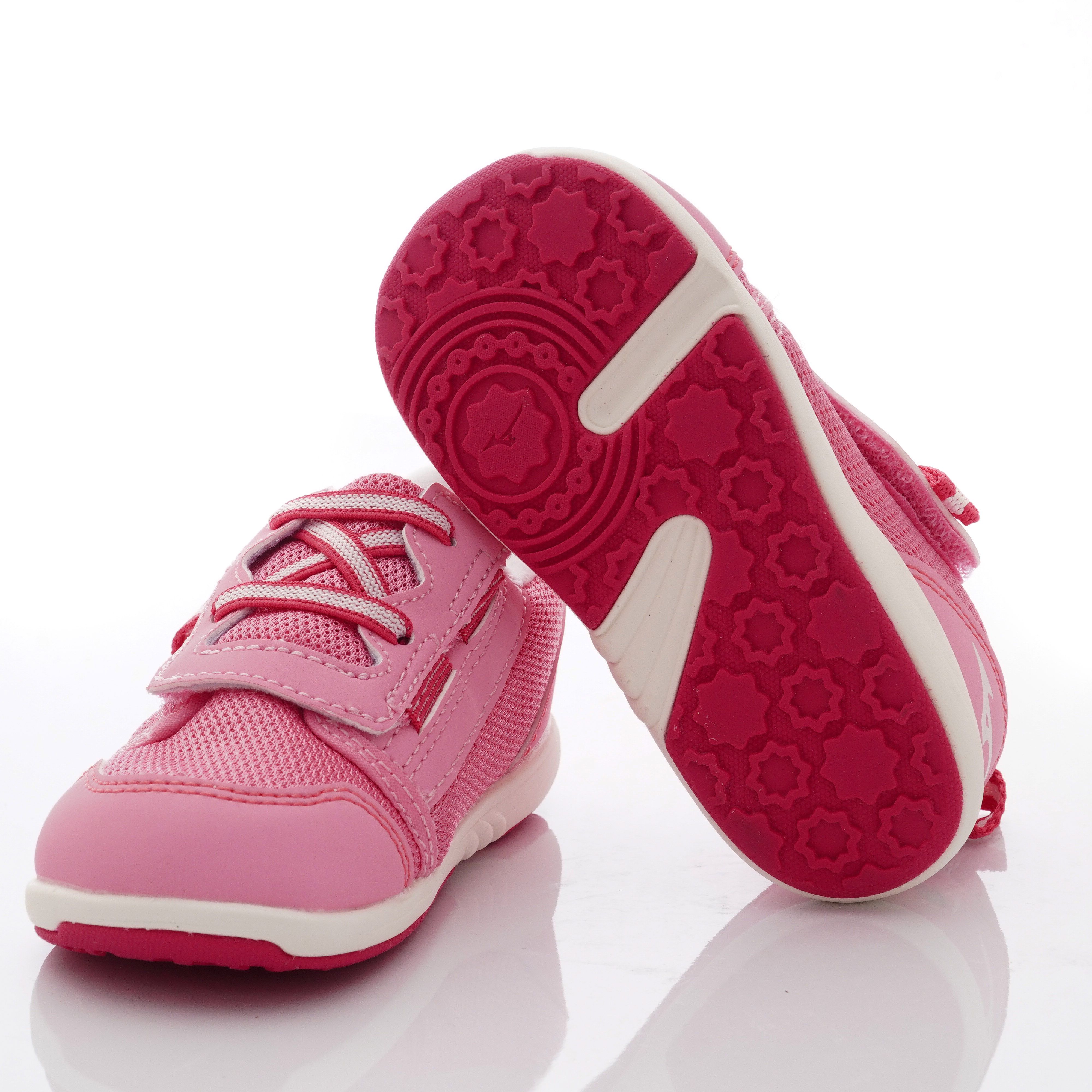 MIZUNO 美津濃 - 超輕量大絆帶機能鞋款(寶寶段)-粉