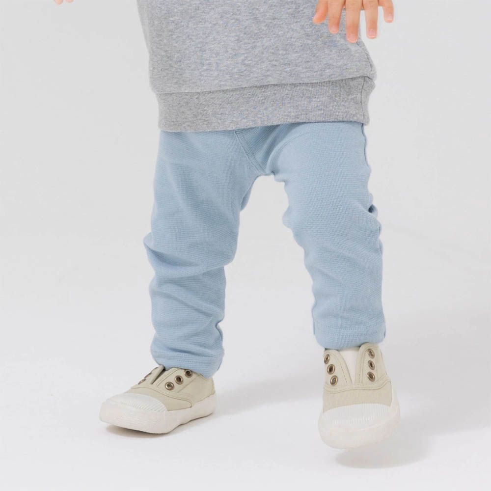 品牌熱銷 百搭彈力伸縮長褲-淺藍