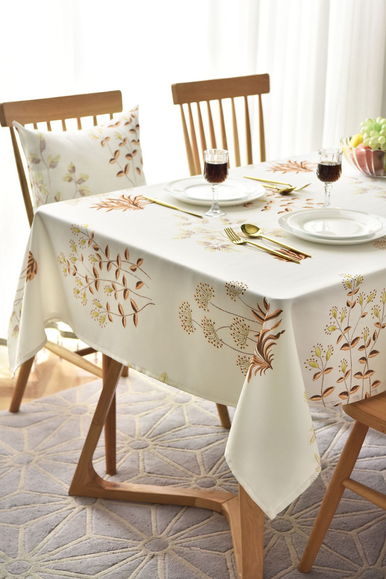 歐式簡約風♦ 防水防油抗污桌巾/桌布