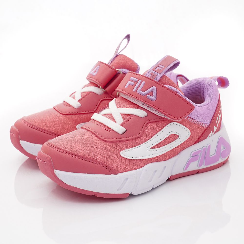 FILA - 流線慢跑運動鞋-2-J436X-519粉紫(中大童段)-運動鞋-粉紫
