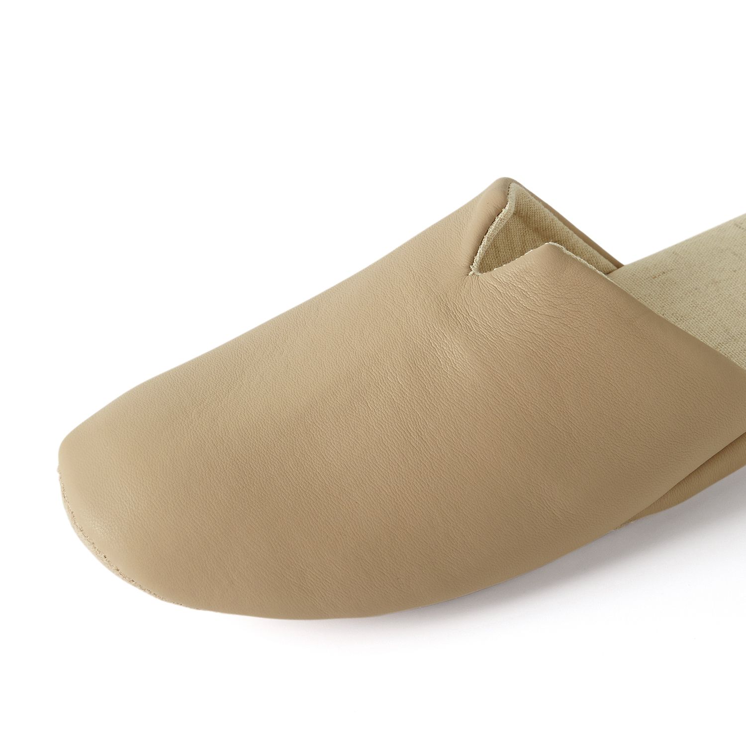 日本千趣會 - 質感仿皮室內拖鞋-深灰