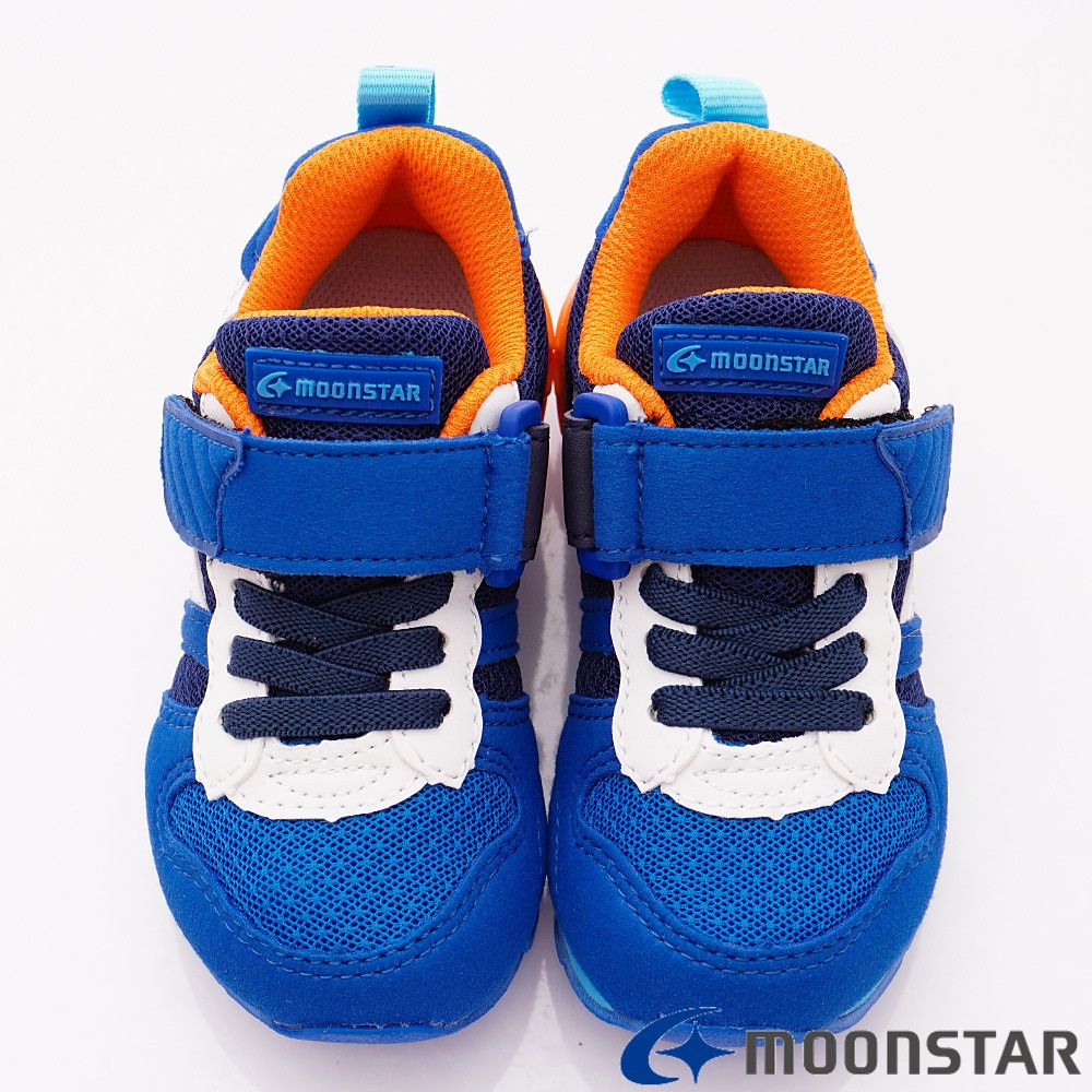 Moonstar日本月星 - 日本月星機能童鞋-HI系列2E機能款 (中小童段)-藍白