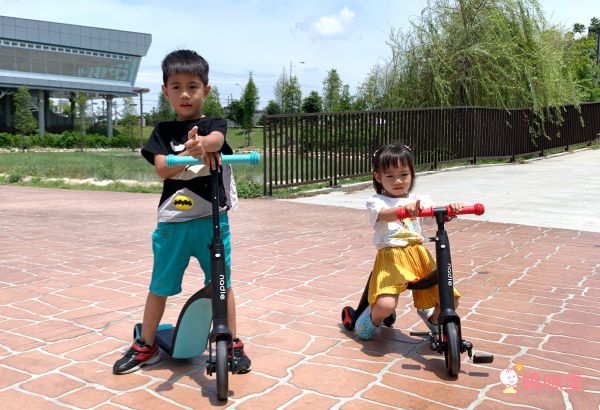 奧地利Nadle - 三合一多功能三輪滑步/滑板車-藍色