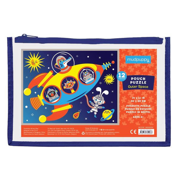 美國 mudpuppy - 攜帶拼圖-嘿呦！海盜-12片