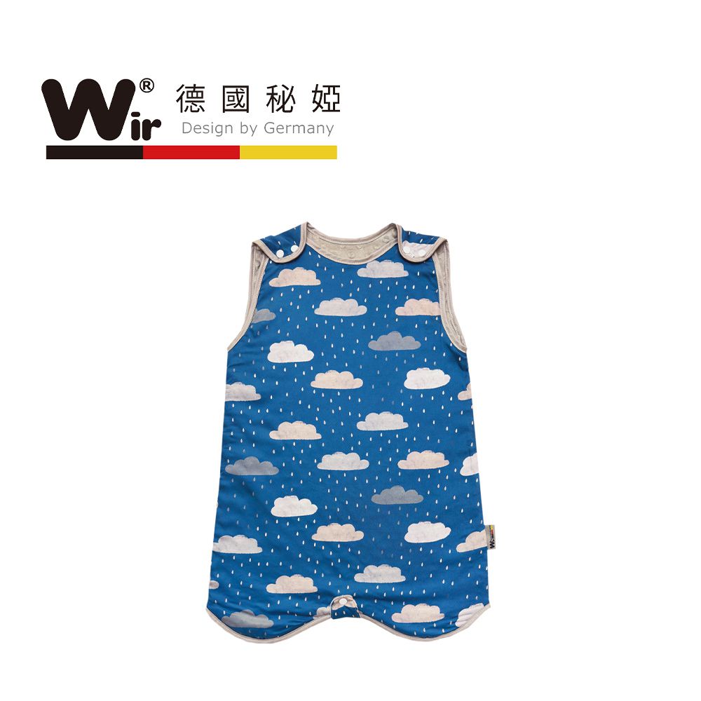 天絲魔豆防踢睡袍-雲朵款(贈萬用巾)